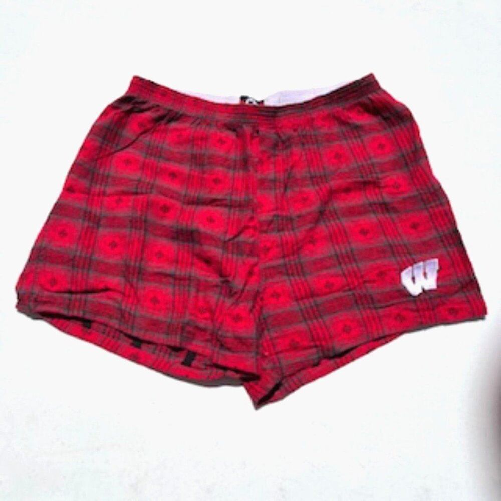 Boxer Shorts . Size: Extra Large {46-48} . Wisconsin Badgers